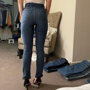 Reformation Zipper Jeans